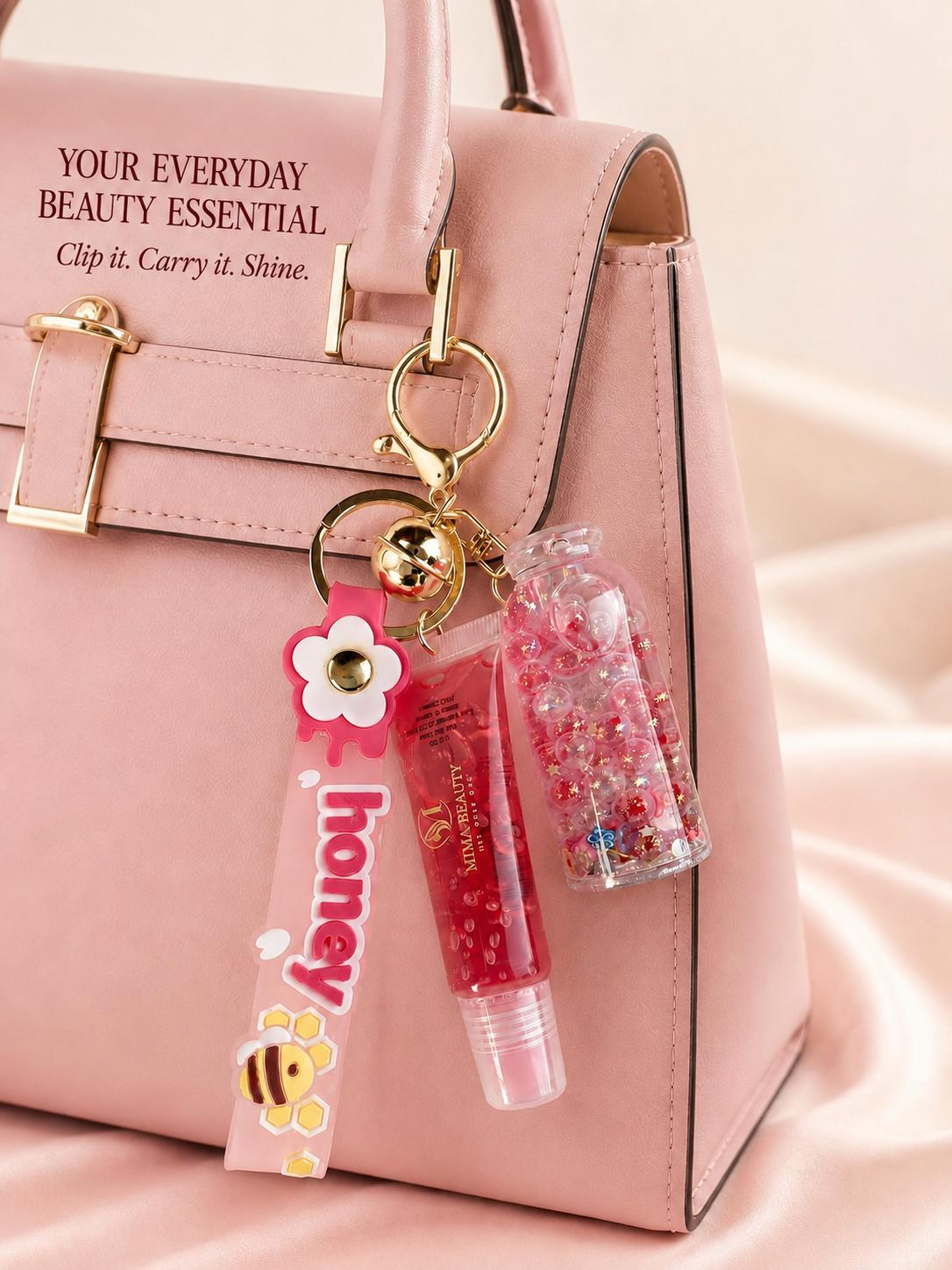 Honey Pop Keychain Lip Gloss