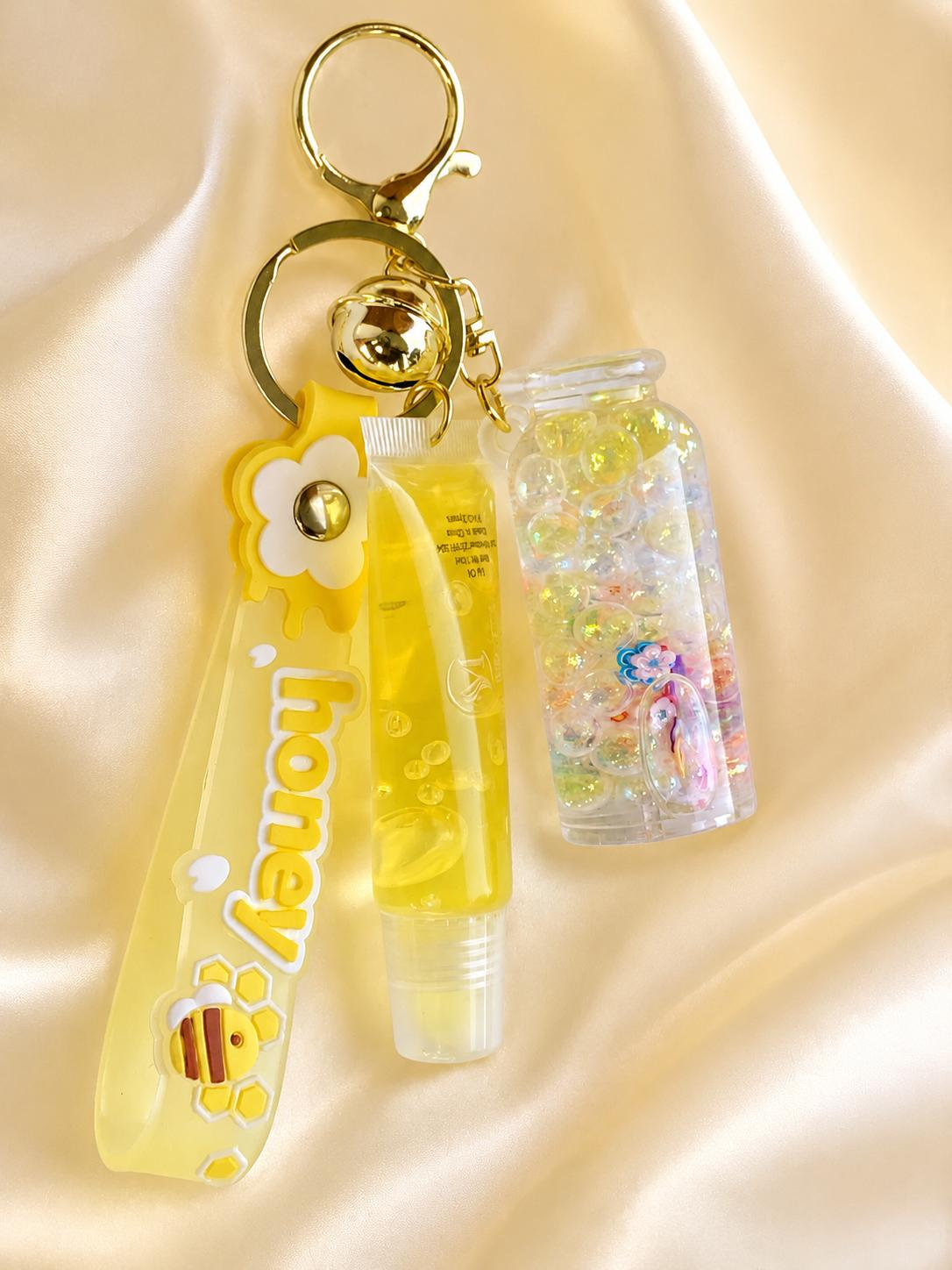 Honey Pop Keychain Lip Gloss