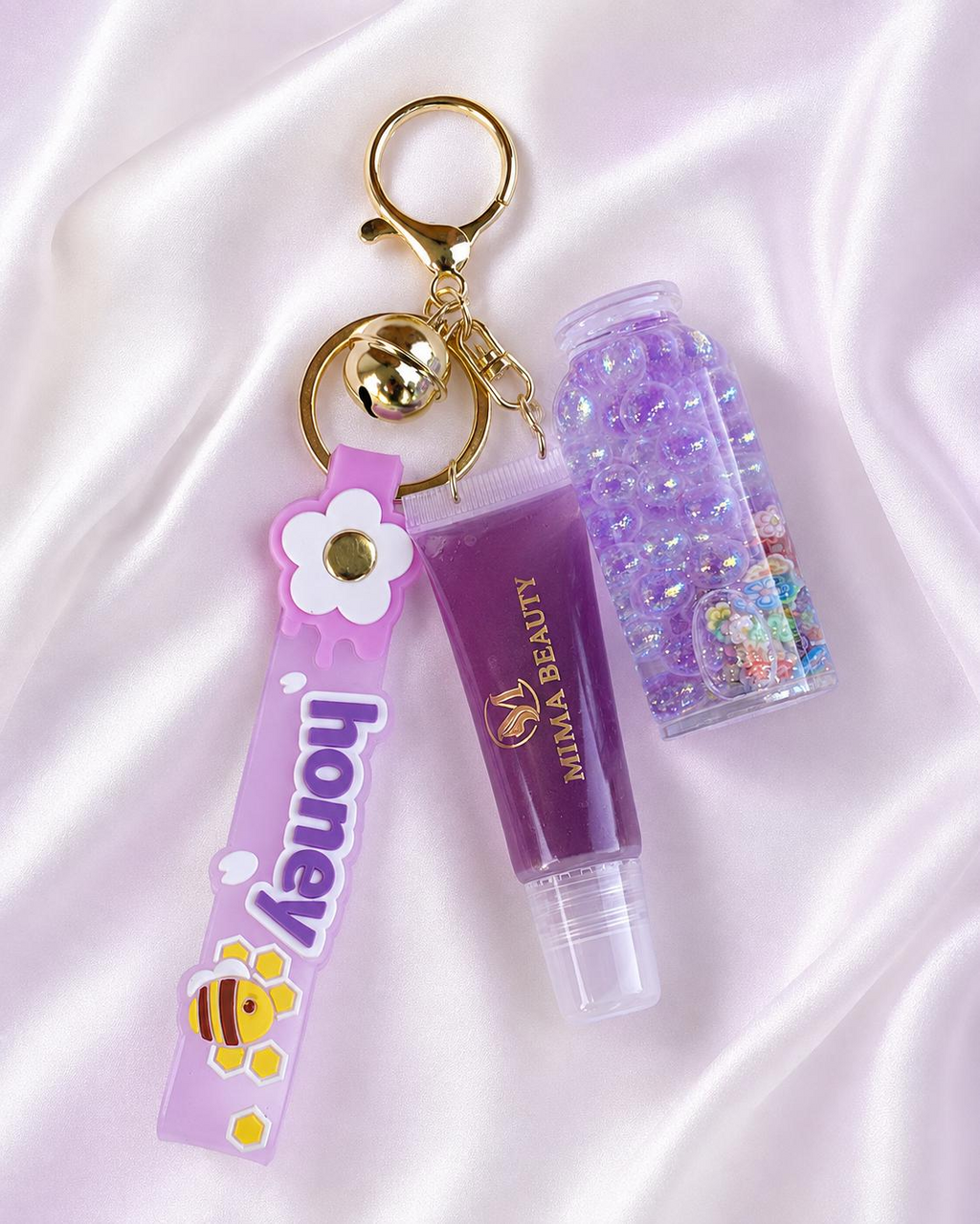 Honey Pop Keychain Lip Gloss